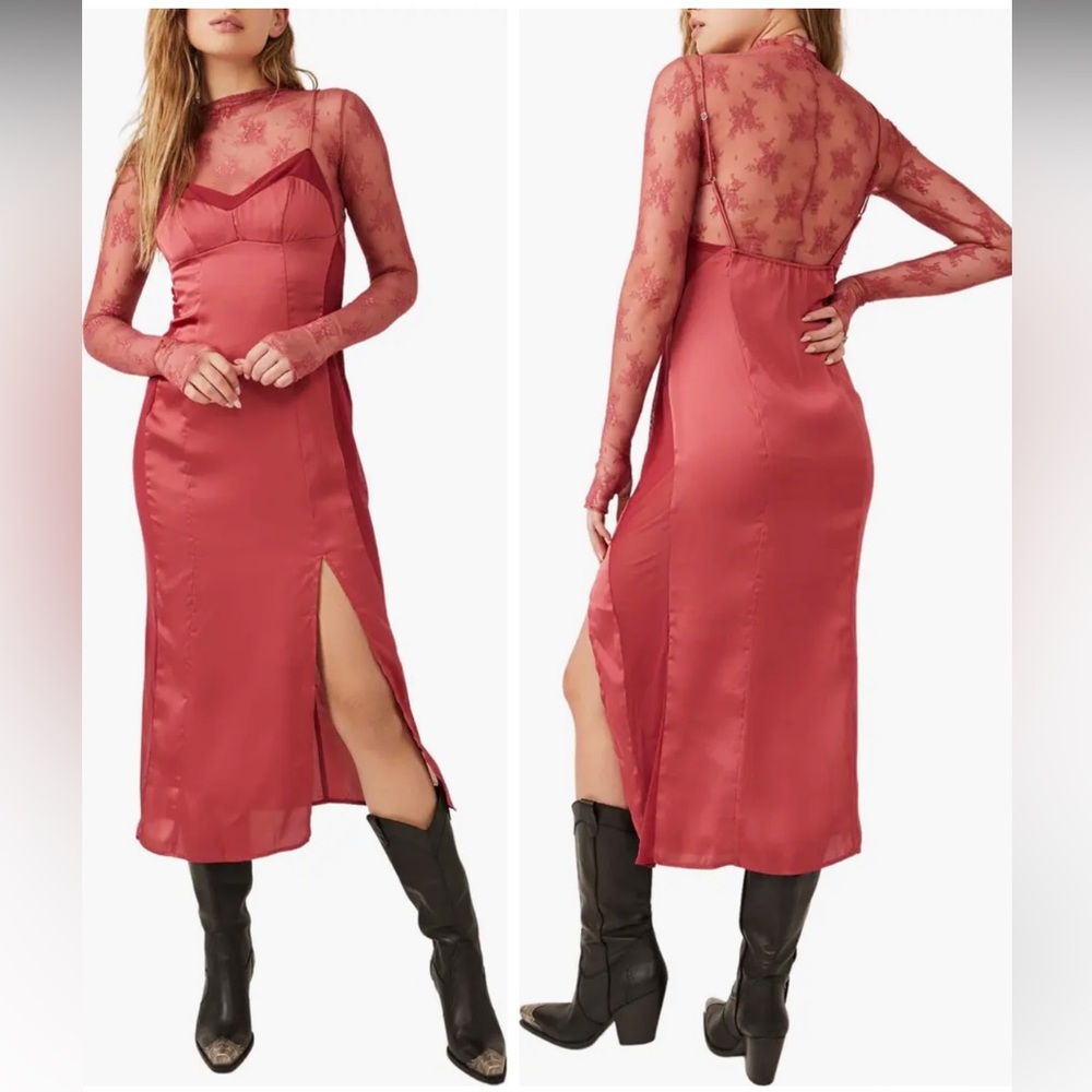 FREE PEOPLE Intimately FP City Cool Midi Slip